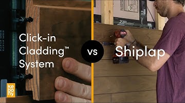 Click-In Cladding vs. Shiplap Comparison