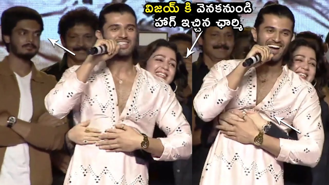 Charmy Kaur Tight HUG TO Vijay Devarakonda at Romantic Pre Release Event | Puri Jagannadh, Ketika