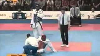 Cuba gana los Juegos Panamericanos de Taekwondo 2011. Combate de Robelis Despaigne