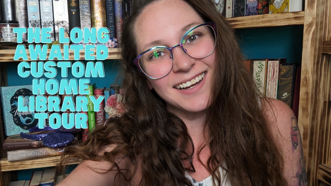 Long Awaited Custom Home Library Tour - YouTube