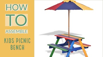 How To Assemble A Kids Picnic Bench