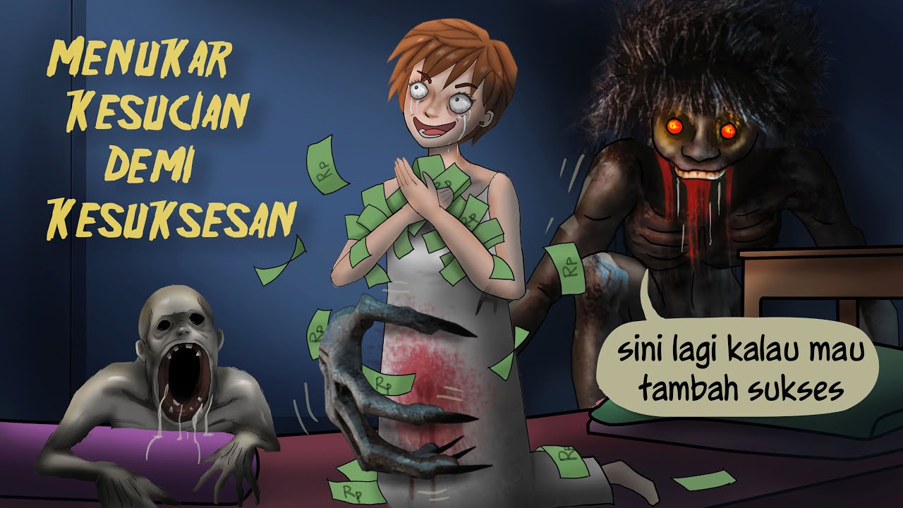 Persaingan Kotor Perias Pengantin - Ingin Laris malah Menangis #HORORMISTERI | Animasi Kartun Hantu
