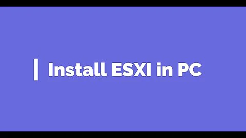 How to install ESXI on PC | Fix "nfs4 client failed to load" | Fix "No Network Adapter" issue