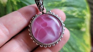 Ball Chain Wrapped Groovy Cab: wire wrapping diy jewelry tutorial