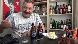 Tombul tombul Efes'ler 30 cl., %5 alkol, +1 dinlendirilmiş, Bira testi & Rus Salatası (+18)