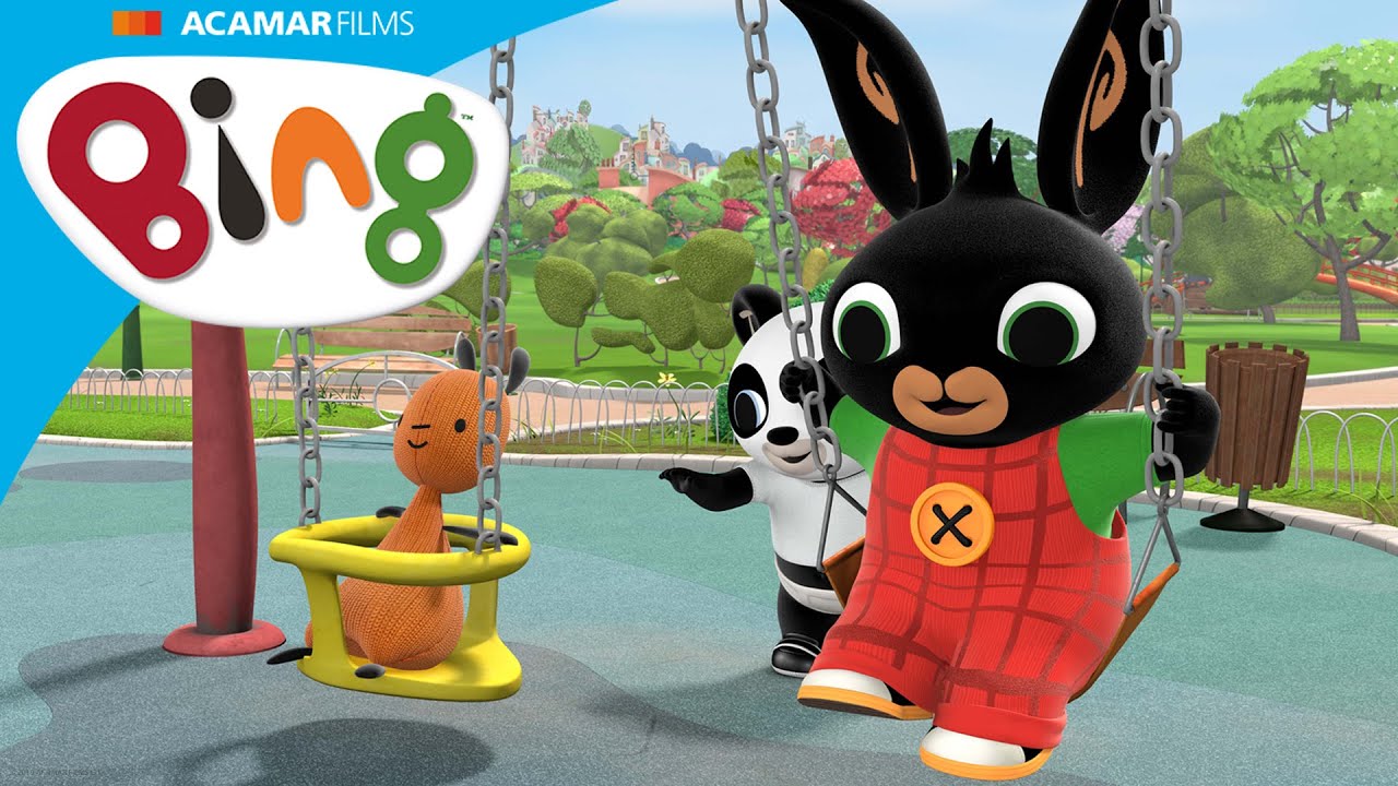 ¡Bing y Pando se turnan en los columpios contando hasta diez! | Bing Español Latino