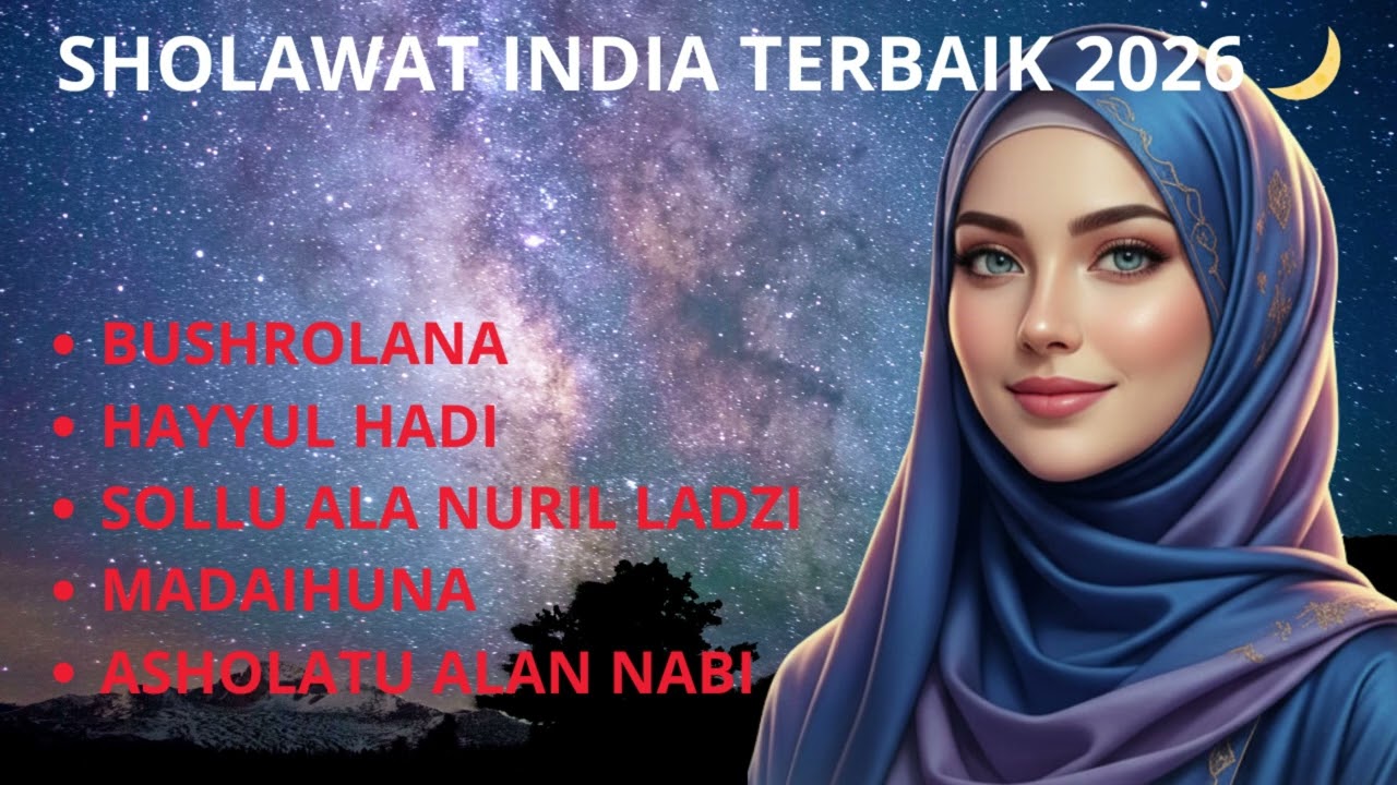 Sholawat Versi Musik India Paling Merdu & Menyentuh Hati 💖 BUSHROLANA - ASHOLATU ALAN NABI