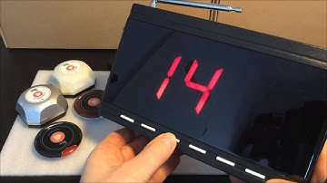 Wireless display receiver  APE-Line. Restaurant calling systems. Service call