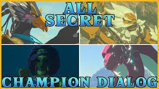 ALL SECRET CHAMPION DIALOG | Zelda: Breath of the Wild - The Champions Ballad
