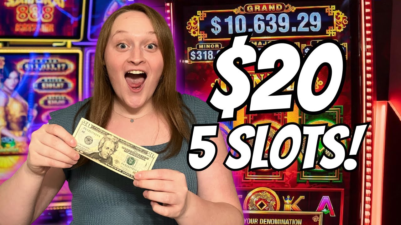 Я вложил 20 долларов в пять разных игровых автоматов, и ЭТО случилось!