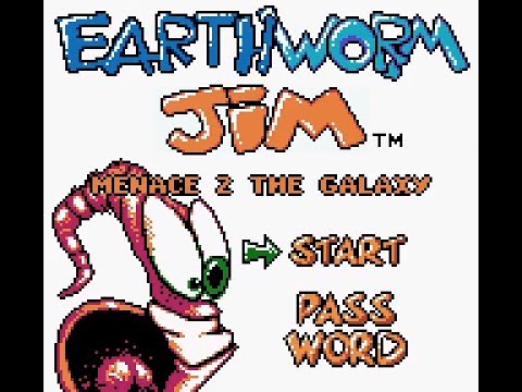 Game Boy Color Longplay [223] Earthworm Jim: Menace 2 the Galaxy (US)