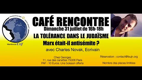 La Tolrance dans le judasme : Marx tait-Il Antismi...