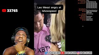 iShowSpeed Reacts To Messi Dissing Him 💀 screenshot 2