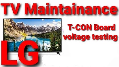 T  CON Board voltage testing