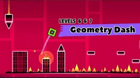 Silent Play GEOMETRY DASH levels 6 and 7 #geometrydash #gaming 