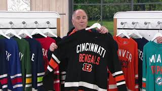 NFL Men's Retro Long-Sleeve Football Jersey on QVC - YouTube