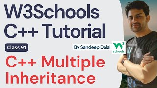 C++ Tutorial • C++ Multiple Inheritance • W3Schools • Object Oriented Programming using C++ Tutorial