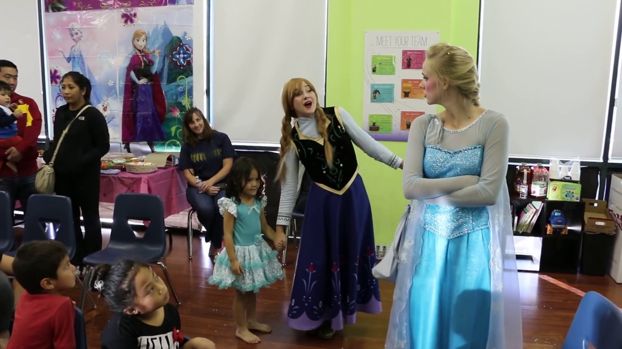 Isabella's 5th Birthday with Frozen's Elsa and Ana Part 1