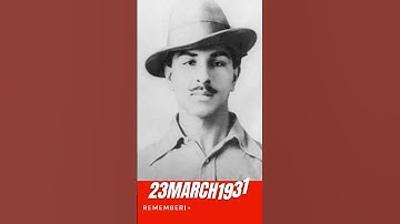 23 March BHAGAT SINGH | Remembering the legend shaheed bhagat Singh status for watsapp