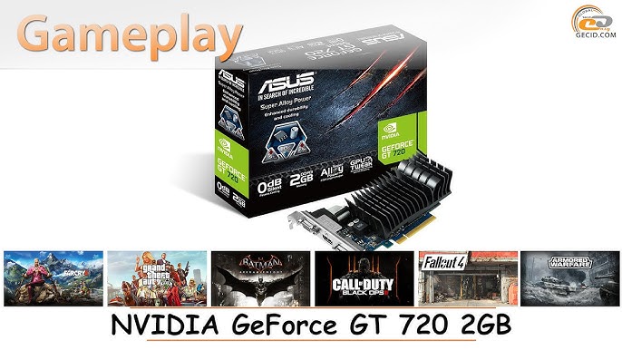 GeForce GT 720 in 2022 - Test in 14 Games 