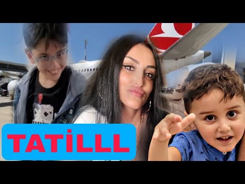 TATİLE GİDİŞ YOLCULUĞUMUZ VLOG !!