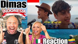 Story of my life - One Direction | Dimas Senopati & John Buckley (🇮🇹 ITALIAN REACTION!!!)