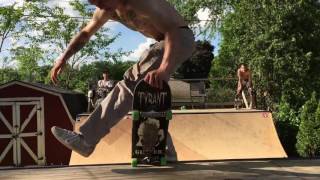 Backyard Mini Ramp Sesh