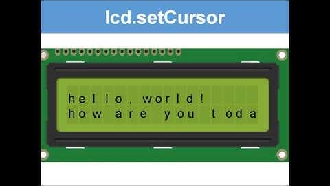 Controlling LCD Displays (#10 Ultimate Beginner