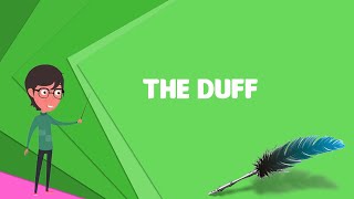 What is The DUFF? Explain The DUFF, Define The DUFF, Meaning of The DUFF Resimi