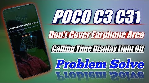 POCO C3 C31 Don