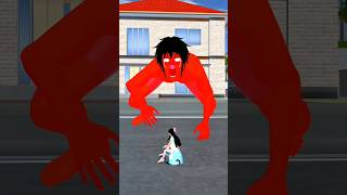 Horrible giant is horrible road slow 😨😮#shortvideo #sakura