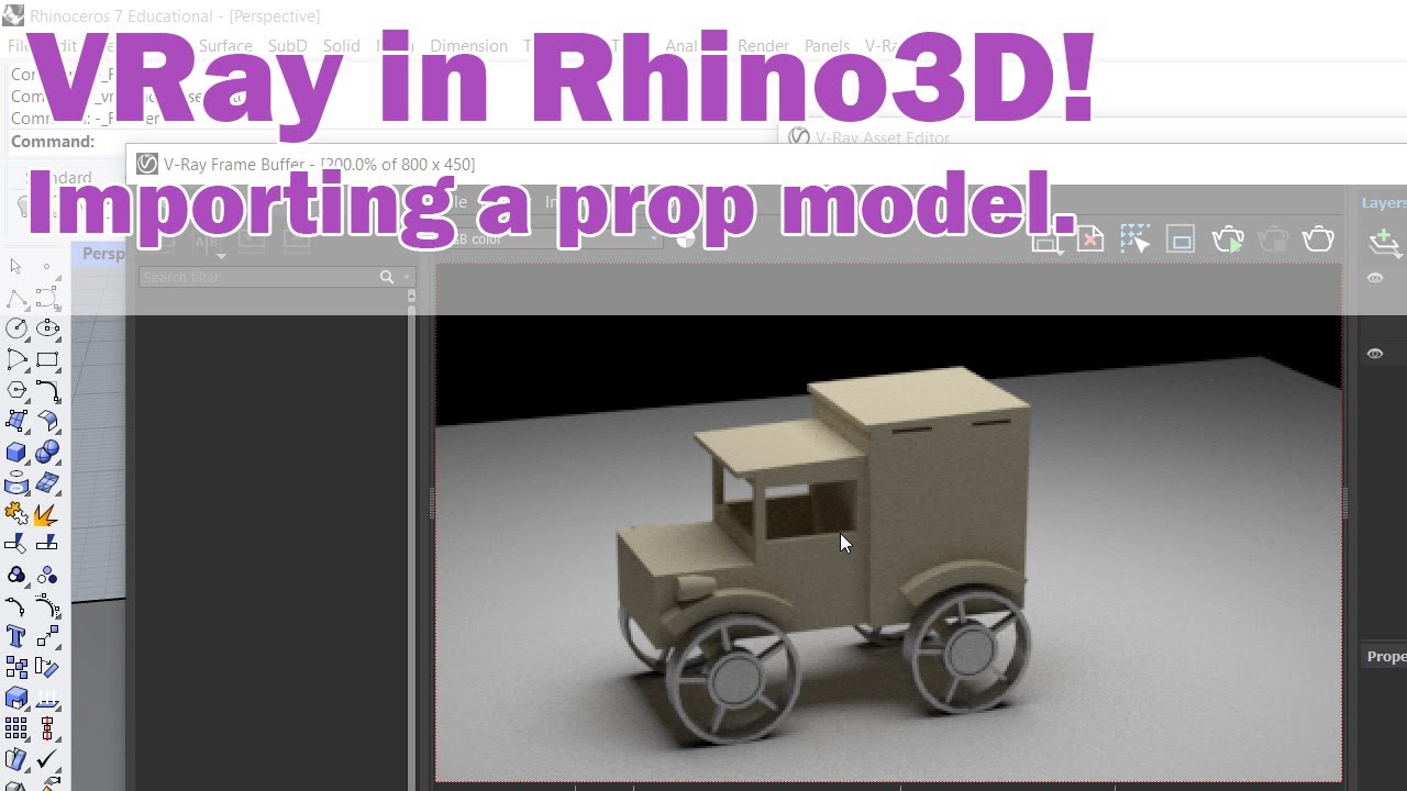 Importing a prop model into Rhino YouTube
