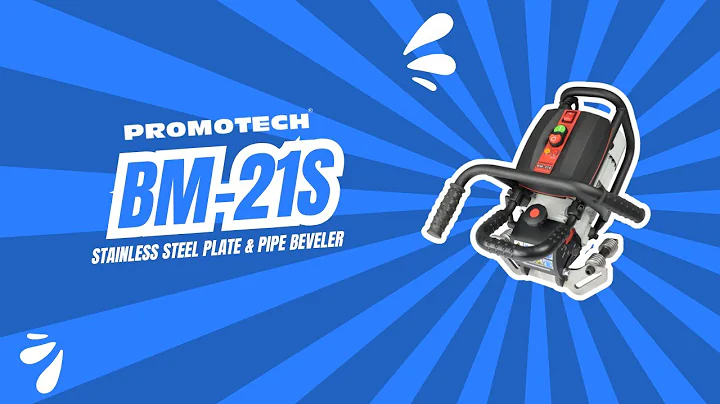 BM-21S Stainless Steel Plate & Pipe Beveller | PROMOTECH INDIA | Portable Beveling Machine