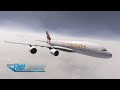 Microsoft Flight Simulator Airbus A380 from Bali WADD to Changi WSSS