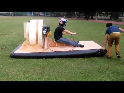 Hovercraft Test Run (84kg) - Center for Innovative Learning - Surya University