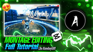 how to edit like @AloneboyFF  in capcut 🤯| How To Make Ajjubhai Song Edited Montage In CAPCUT 🥵🔥