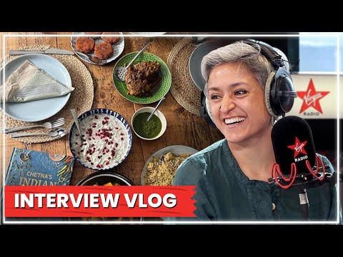 MY FIRST INTERVIEW VLOG  Come with me to Chris Evans Breakfast Show  Food with Chetna