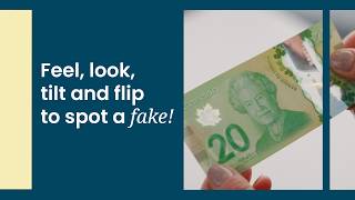 How to spot a fake bank note