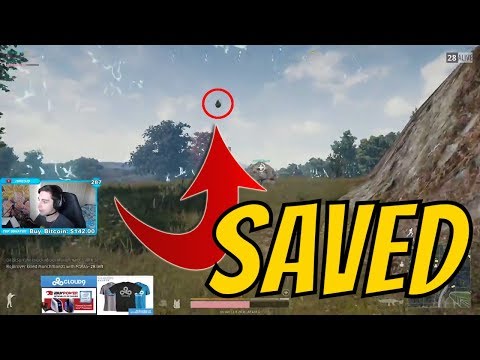 FAIL Grenade Saves Shroud In PUBG
