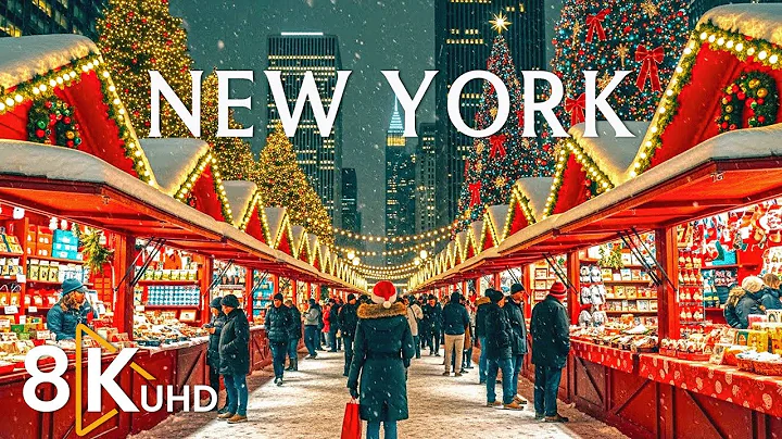 Christmas in New York City 8K 🎄✨ Magical Holiday Lights & Festive Winter Streets✨ 2025