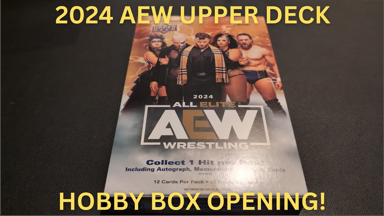 2024 AEW Upper Deck Hobby Box Opening - New Release!