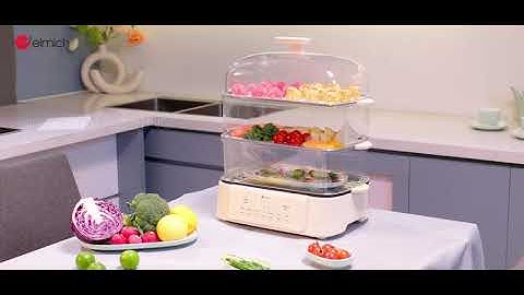 Hướng dẫn sử dụng Nồi lẩu hấp điện 3 tầng Elmich STE0299