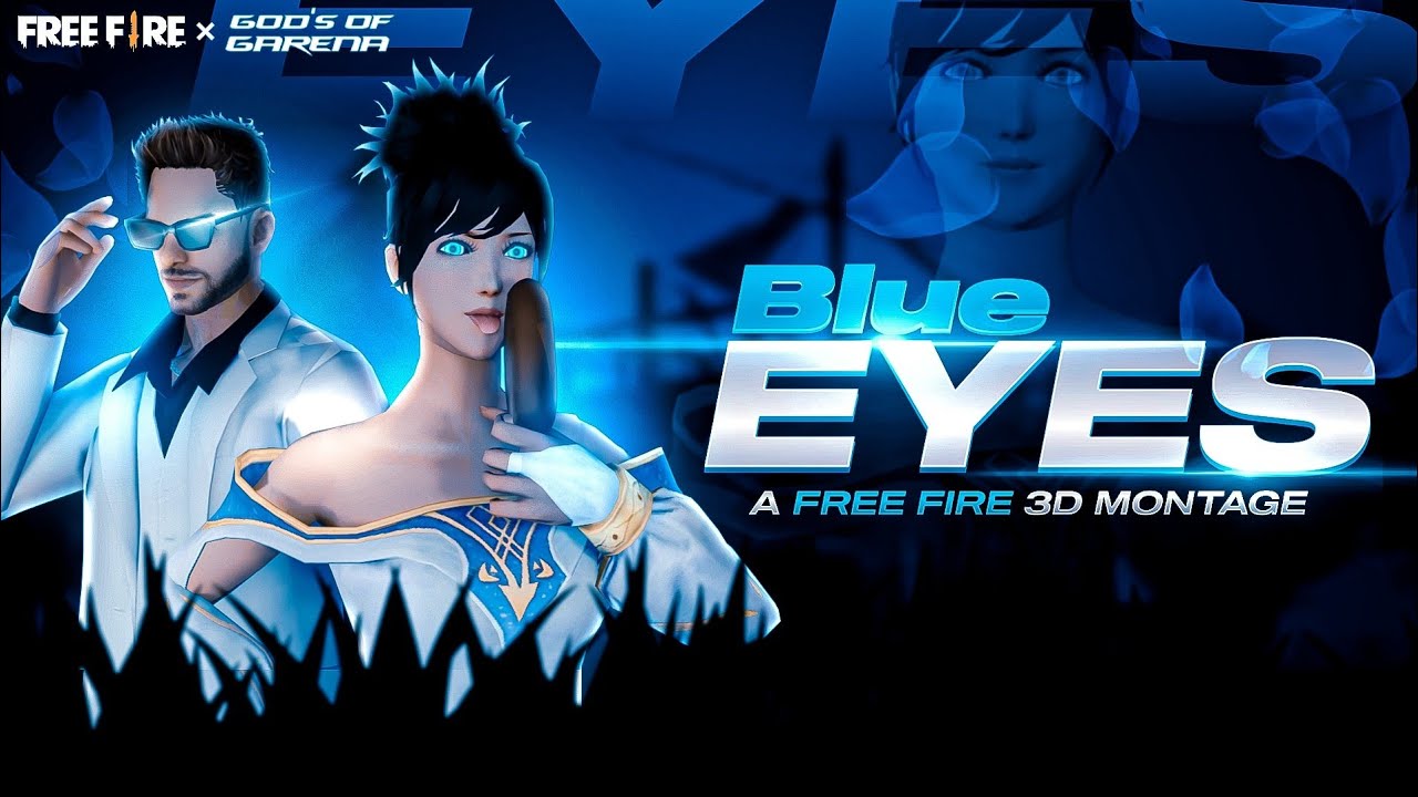 BLUE EYES 3D song Montage | 3D FreeFire Edited Beat Sync Montage GODS OF GARENA & 