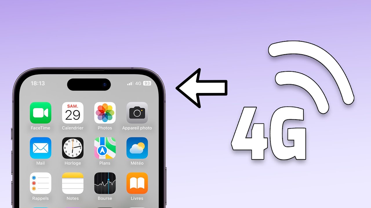 Mon iPhone ne capte plus la 4G après avoir installer iOS 16, solutions