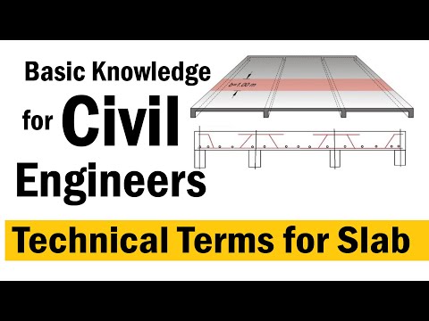 Basic Technical Terms for Civil Engineers | RCC Slab Information | Civil Engineering Basic Knowledge