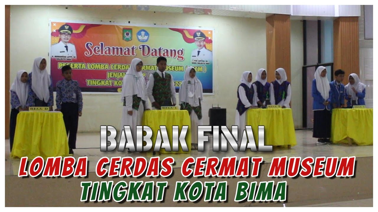Lomba Cerdas Cermat Museum (LCCM) Jenjang SMP/MTs Tingkat Kota Bima Tahun 2022 | Babak FINAL