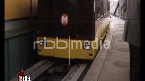 Maglev train West-Berlin, June 1984