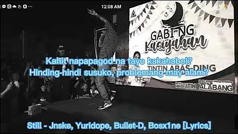 Still-Jsnke•Yuri Dope•Bullet D•Bosx1ne (Lyrics video edit on Screen)