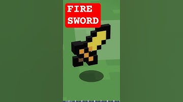 How to make the Fire Sword  in Bloxd.io