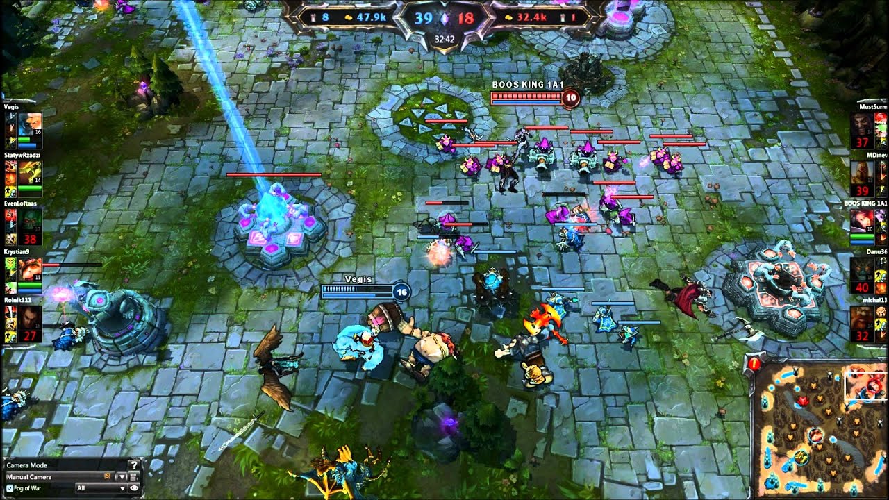 Lol: Nunu  PENTAKILL 5vs1!!
